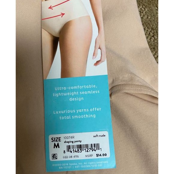 Assets by Spanx Shaping Panty Size M Soft Nude Shapewear Underwear Smoothing NWT - Picture 5 of 6